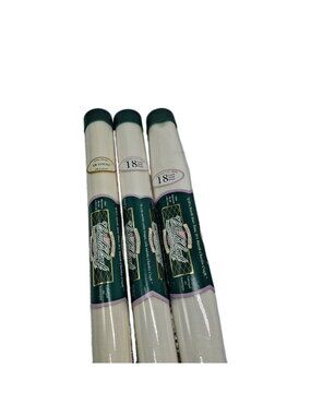 3 pc Lot Charles Craft 18  Count Aida Cross Stitch Fabric 15 x 18 WHITE